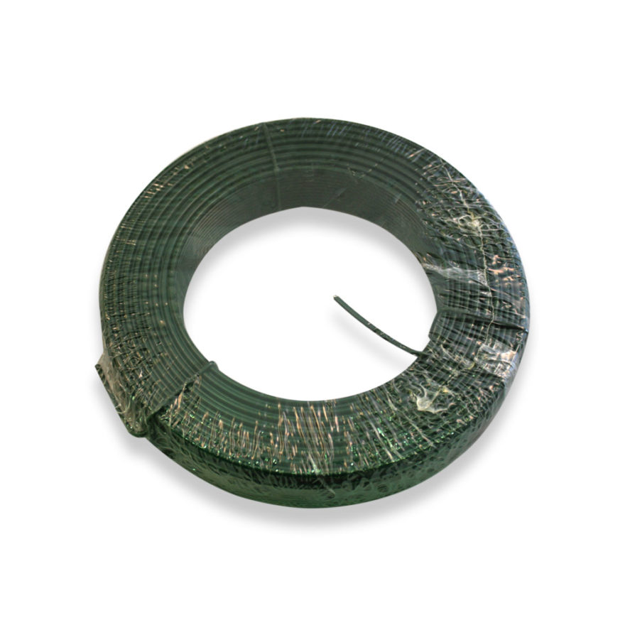 Fil De Tension Fil de tension en acier galvanisé plastification vert pour tendre votre grillage