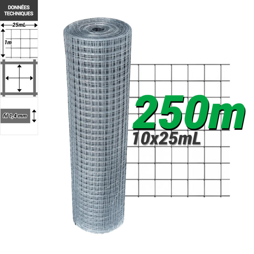 Grillage Voliere Categorie principale Grillage Voliere hauteur 1m longueur 250m fil 1.4mm