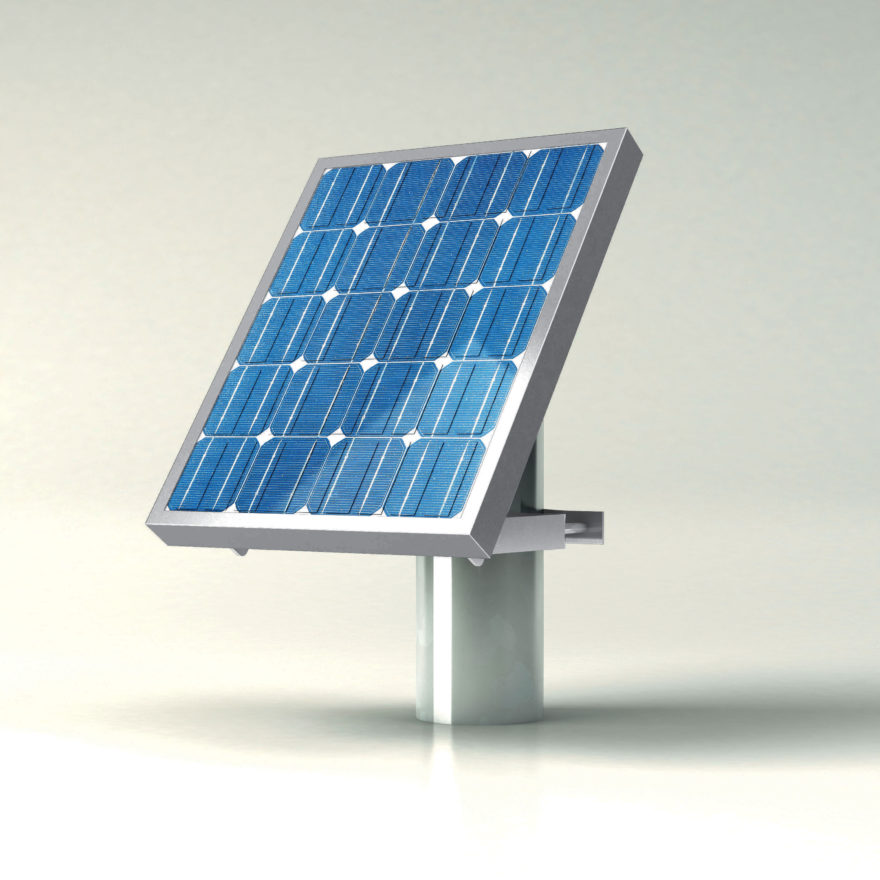Kit Ecosol Automatisme portail barreaudé panneau solaire