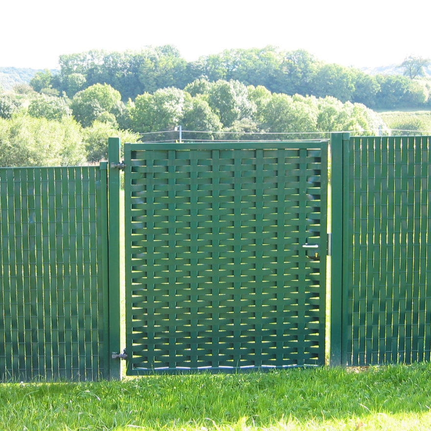 Lamelles Tresser Pvc Lamelles à tresser PVC vert 60 metres largeur 47mm
