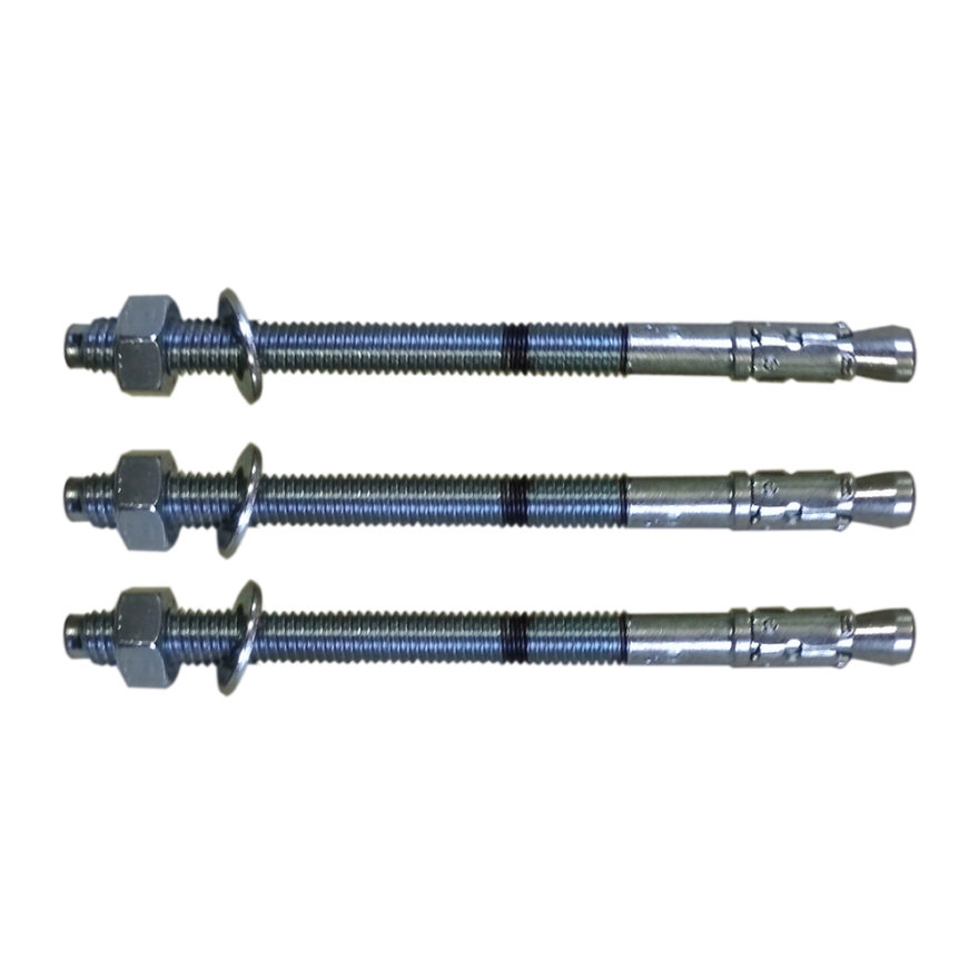 3chevilles8 115 Cheville de diamètre 8mm et de longueur 115mm pour fixer les platines de poteaux ronds