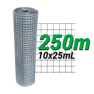 Pack Grillage Voliere 250m 10 rouleau de grillage voliere au detail longueur 10x25m 250m
