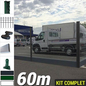 Pack Poteaux H Pvc 60m