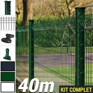 Pack Poteaux H Vert 40m