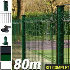 Pack Poteaux H Vert 80m