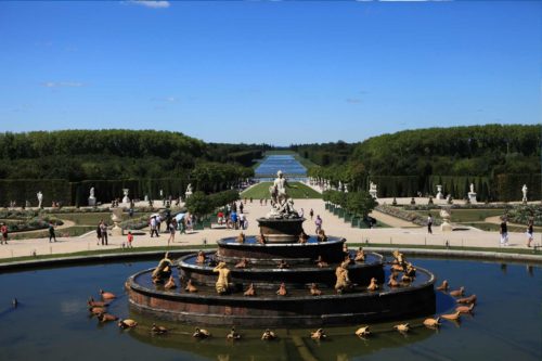 perspective chateau versailles