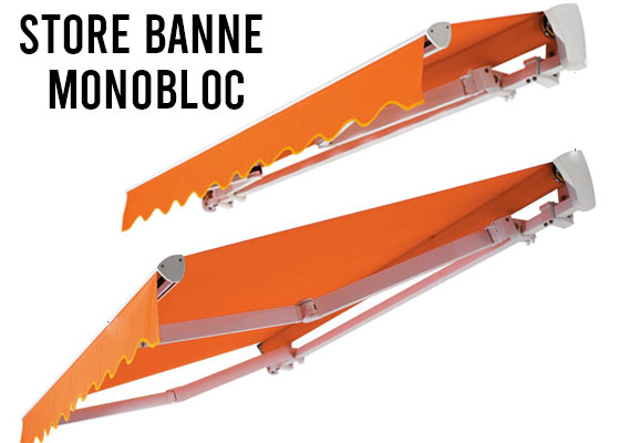 Store banne monobloc