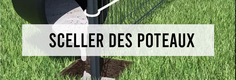 Bandeau titre : article scellement poteaux