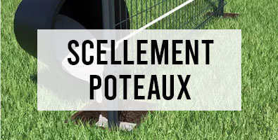 Scellement poteaux