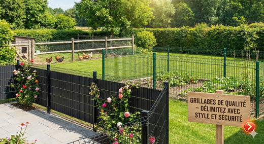 Grillage rigide de qualité