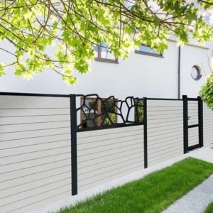 clôture de jardin composite design