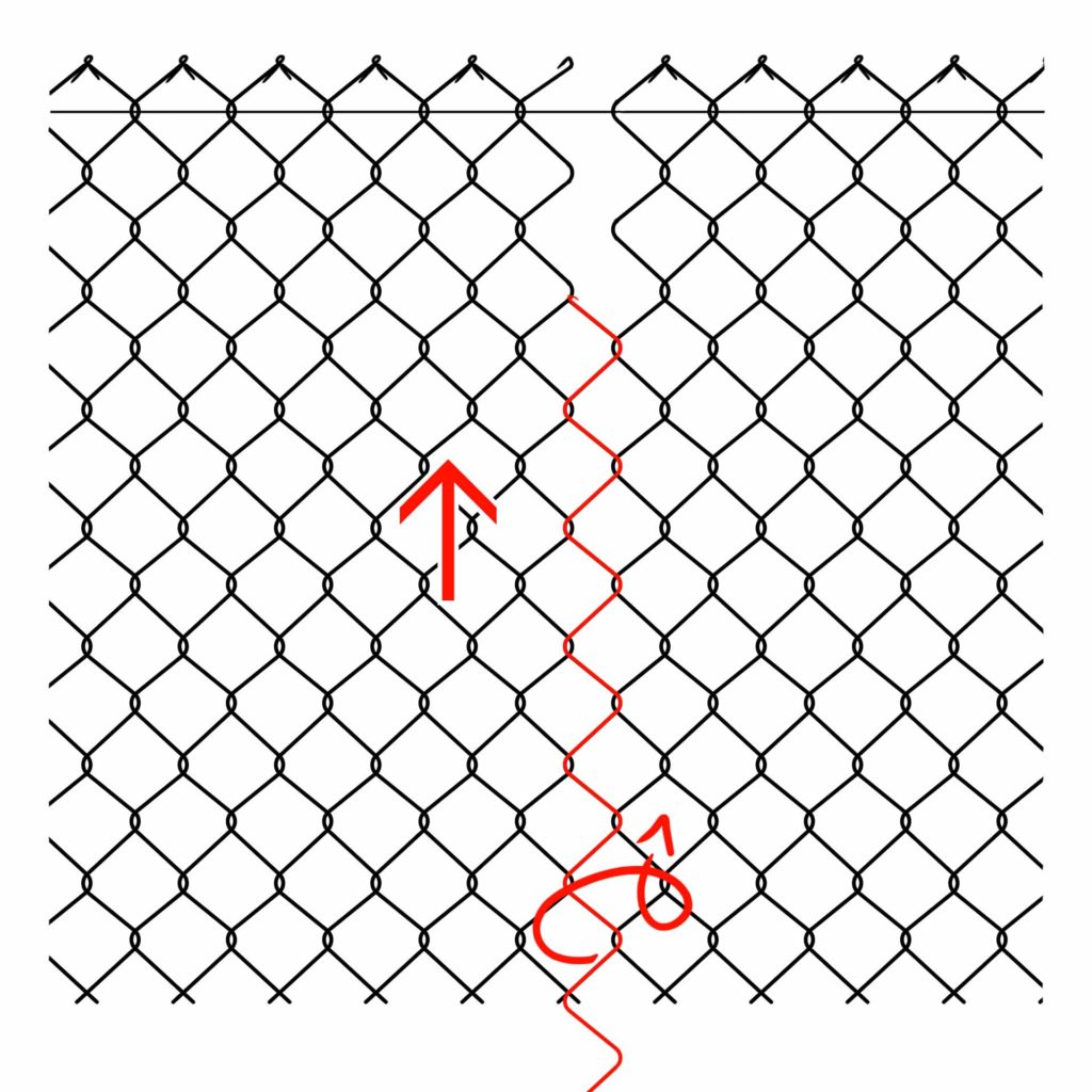 Réparation d'un grillage souple endommagé Clotures Grillages