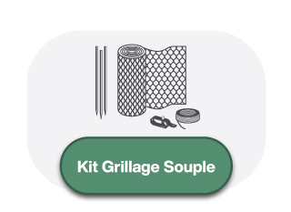 Grillage souple : Kit grillage souple