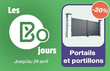 Bodeor : Profitez des Bo Jours sur nos kits de grillage rigide, portail aluminium et brise vue.