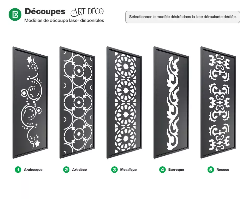 Liste des motifs abstraits