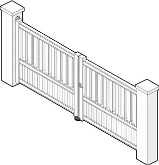 Portail : Guide d'installation d'un portail aluminium double battant