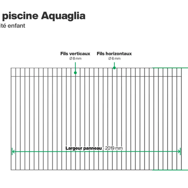 Clôture piscine : barrière piscine