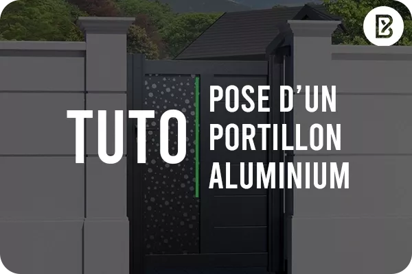 Tutoriel d'installation d'un portillon aluminium