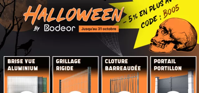 Promotion Grillage / Portail Halloween