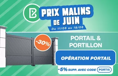 Bodeor : Profitez des réductions sur nos kits de grillage rigide, portail aluminium et brise vue.