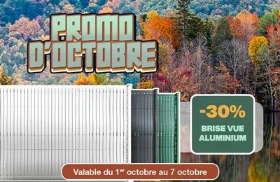 Bodeor : Profitez des réductions sur nos kits de grillage rigide, portail aluminium et brise vue.