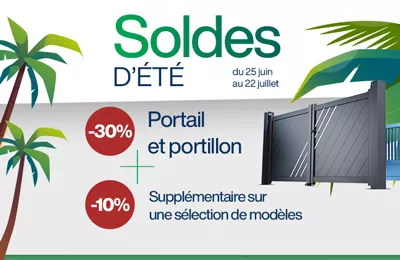 Bodeor : Profitez des réductions sur nos kits de grillage rigide, portail aluminium et brise vue.