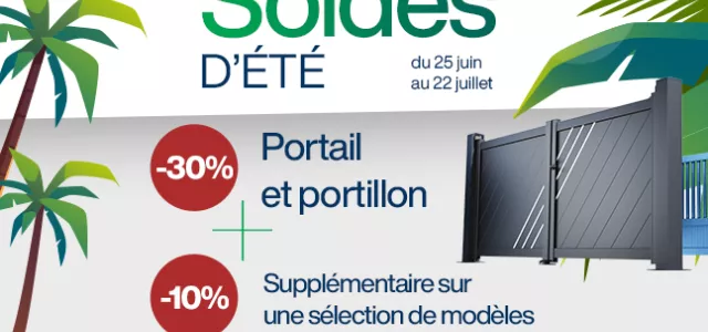 Bodeor : Profitez des réductions sur nos kits de grillage rigide, portail aluminium et brise vue.