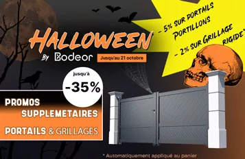 Voir les promotions clôtures-grillages et portails