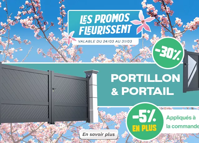 Voir les promotions clôtures-grillages et portails