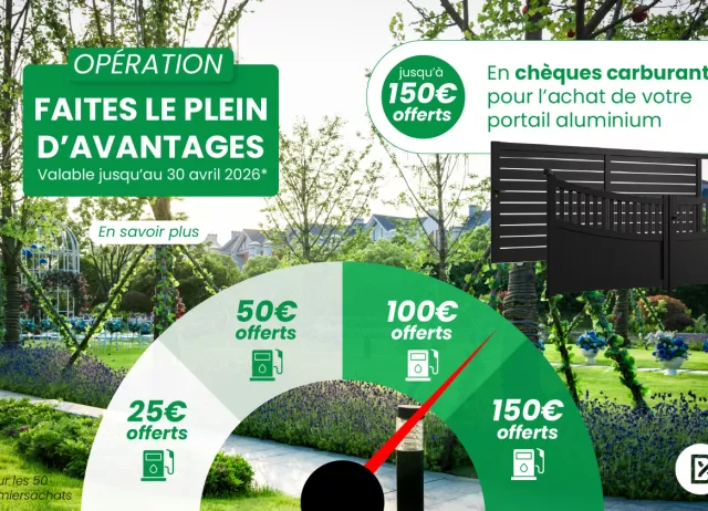 Voir les promotions clôtures-grillages et portails