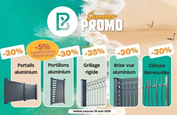 Voir les promotions clôtures-grillages et portails