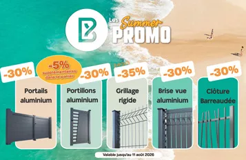 Voir les promotions clôtures-grillages et portails