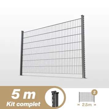 Illustration du produit Kit grillage rigide double fil – longueur 5 mètres