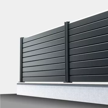 Illustration du produit Cloture aluminium persienne