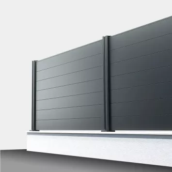 Illustration du produit Cloture aluminium pleine