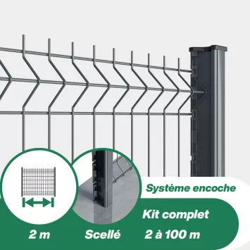 Cloture Aluminium Hauteur 1m80