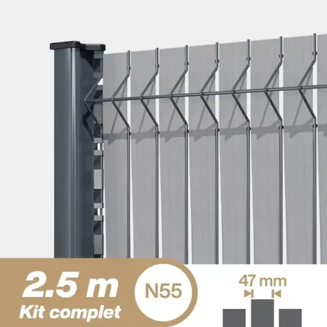 Brise vue: Kit Lattes composites 2,5m