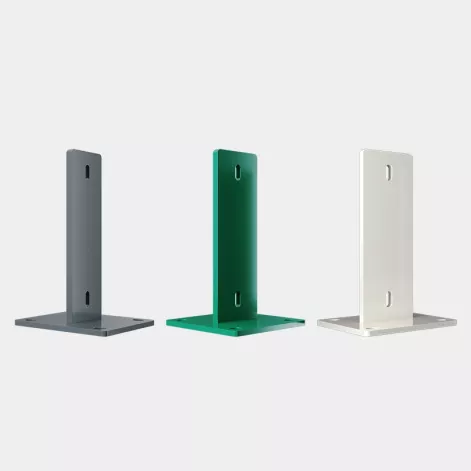 Platine pour poteau EKLIPS 3 coloris