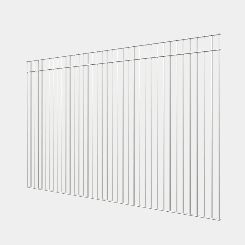 Barrière piscine : Panneau de grillage piscine blanc