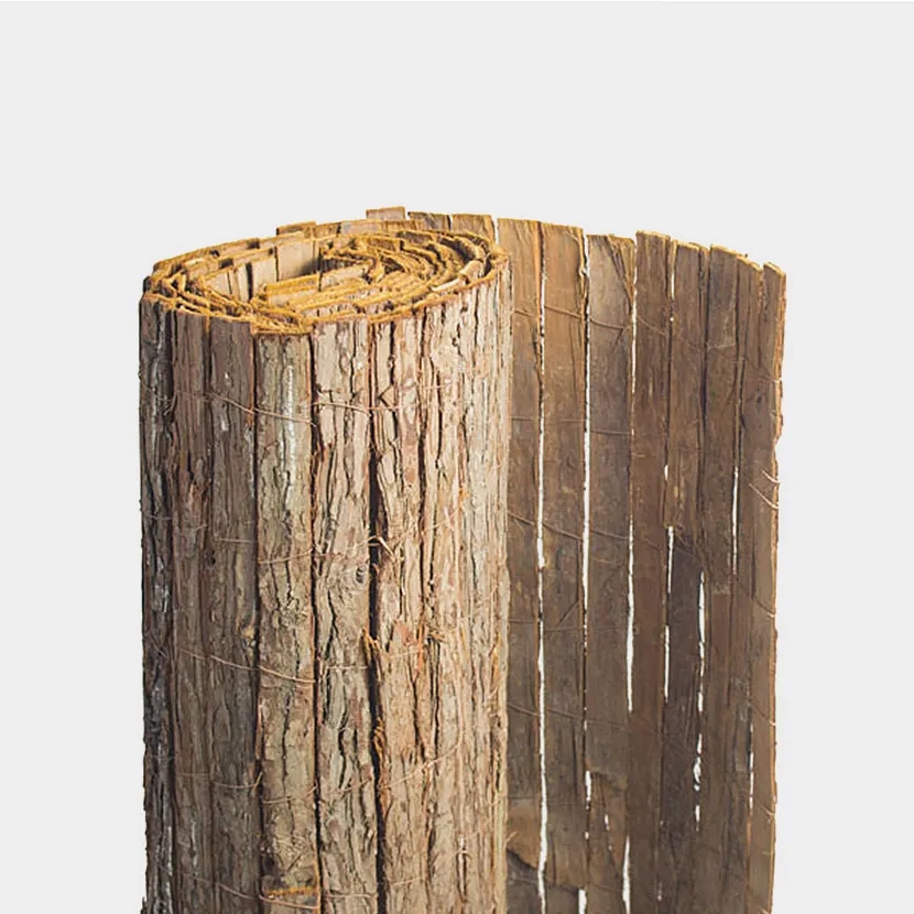 Brise vue: Canisse ecorce de pin 5m