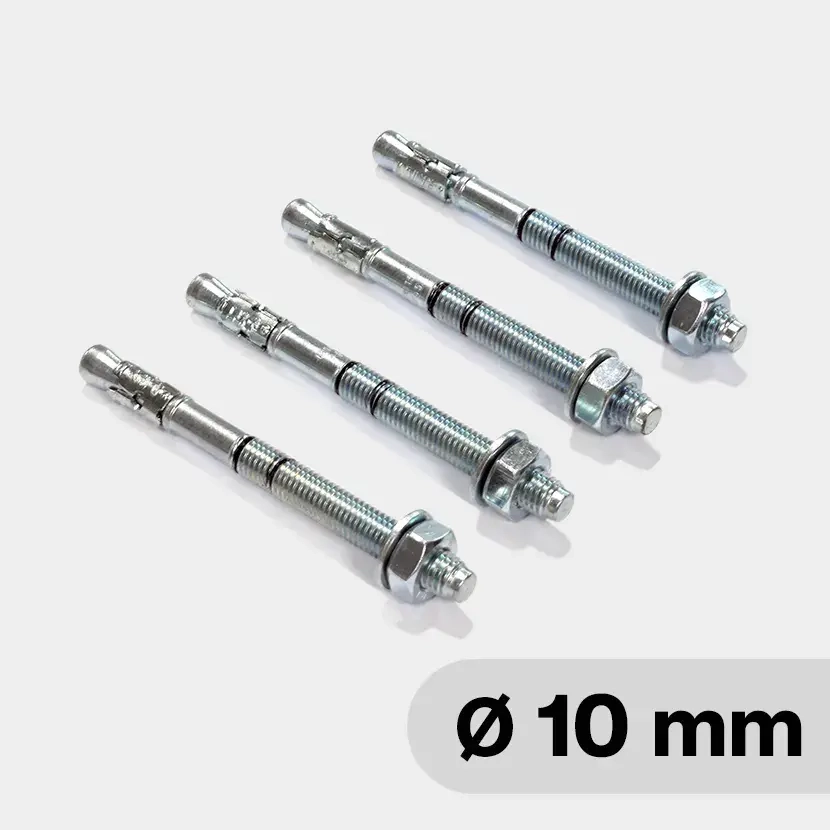 Accessoires grillage rigide: 4 chevilles 10 115