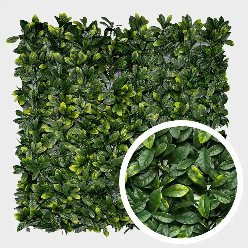 Brise vue: Feuillage Artificiel Laurier Cerise