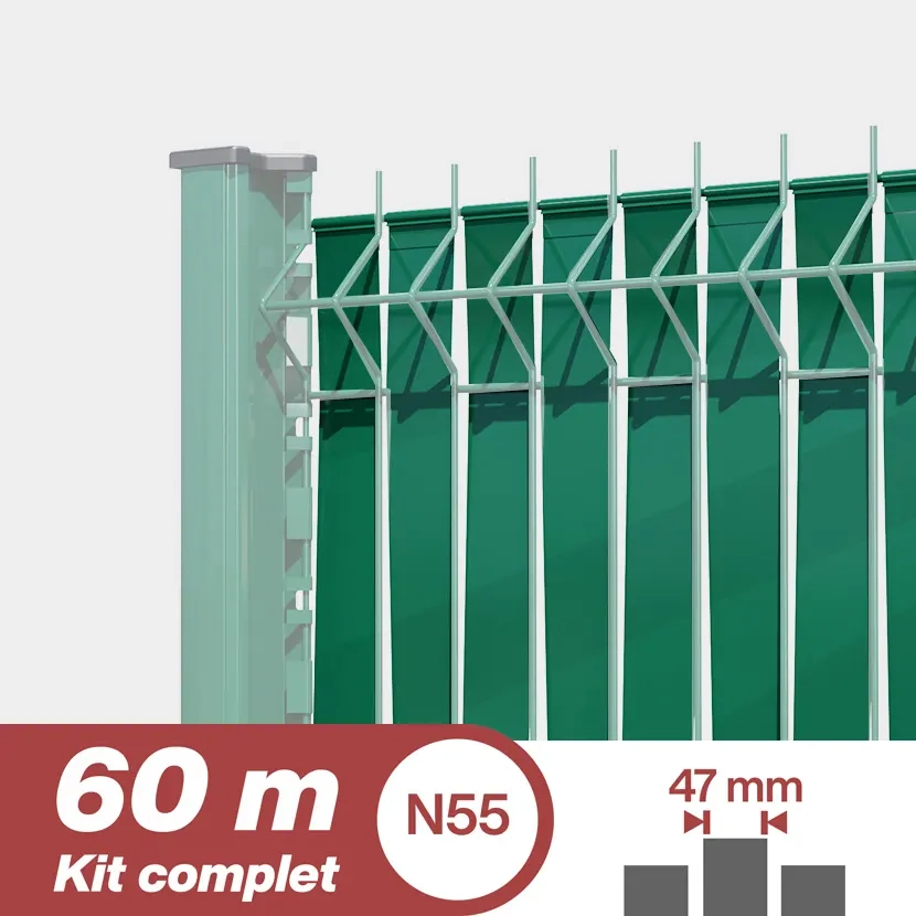 Brise vue: Lamelles a tresser PVC 60m