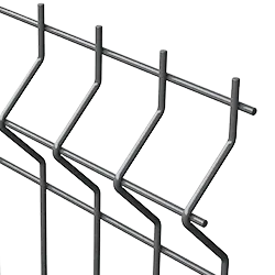 grillage rigide: panneaux rigides 2m gris anthracite