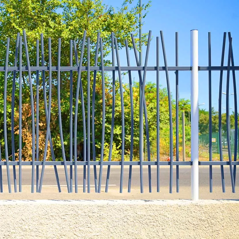 Cloture: embouts fixation Cloture: poteau cloture MACZEN panneau