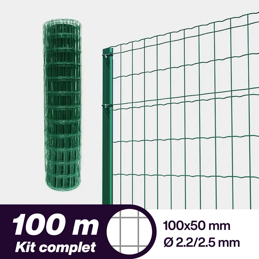 Kit Grillages soudes maille 100x50 100m