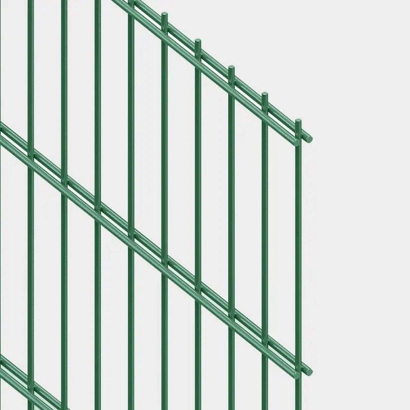 grillage rigide: kit double fil 10m vert