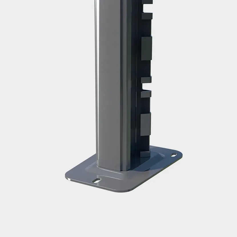 Accessoires grillage rigide: Platine et poteau H