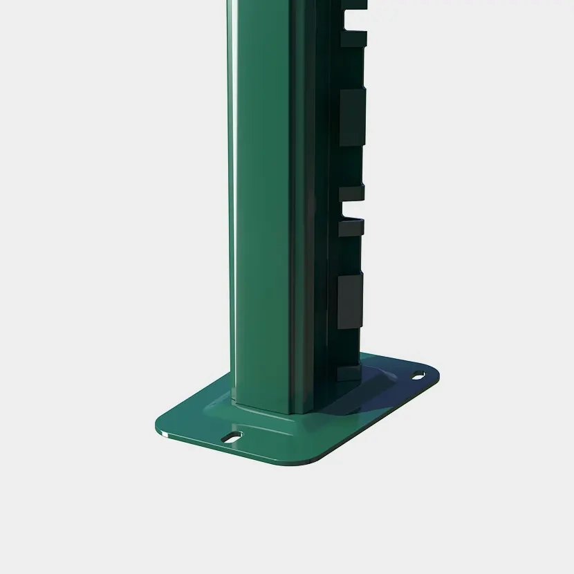 Accessoires grillage rigide: Platine et poteau H