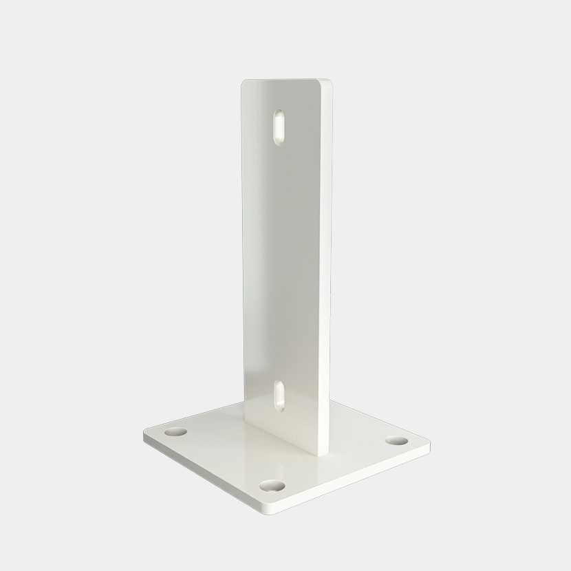 Platine pour poteau EKLIPS Blanc